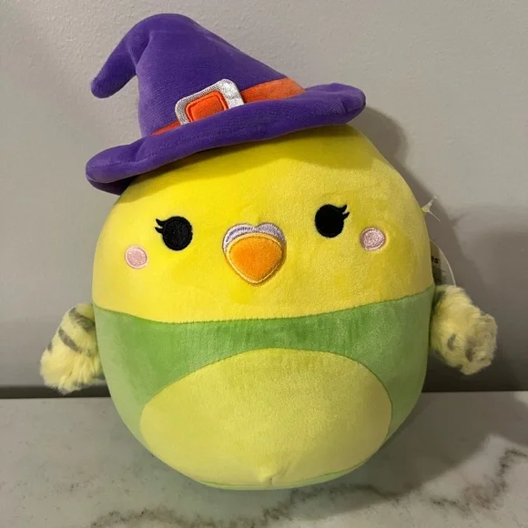 Squishmallow Nellie the Parakeet Halloween FTM - Picture 2 of 5